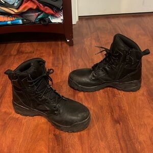 size 10 5.11 tactical A.T.A.C.® 2.0 6" black boots
